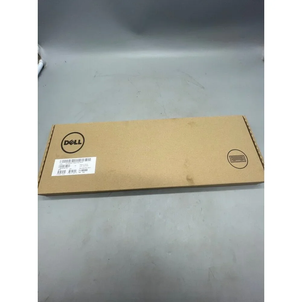 dell keyboard USB wire kb-216 black slim READ
